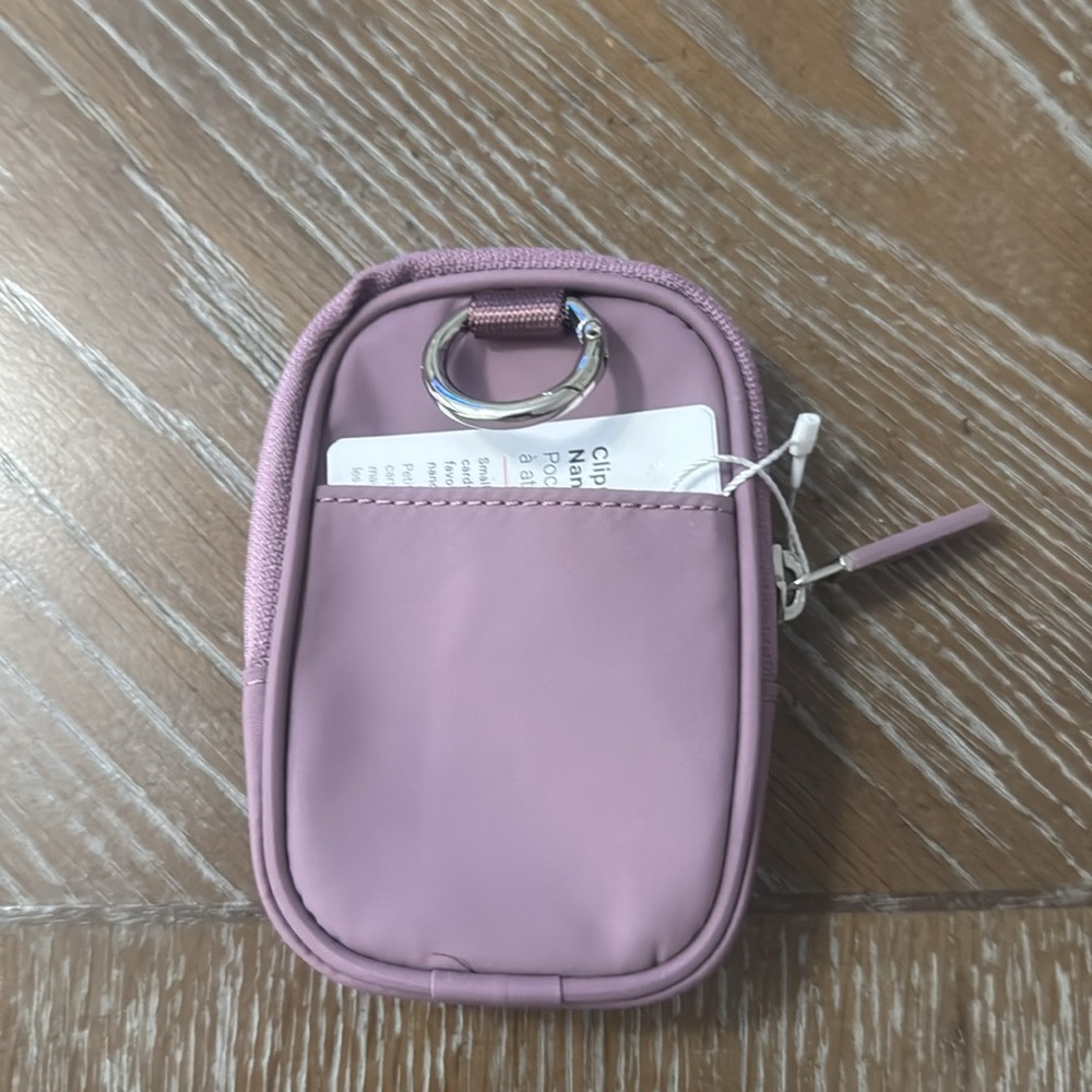 Lululemon Purple Clippable Nano Pouch - Picture 2 of 2